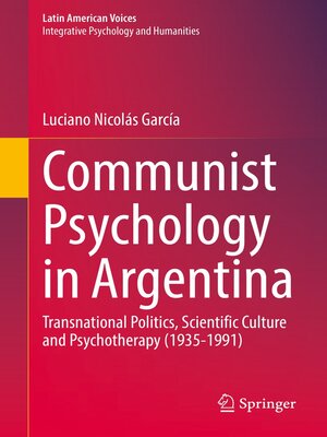 cover image of Communist Psychology in Argentina